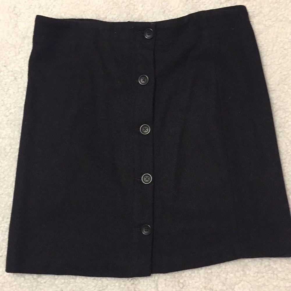 Banana Republic black wool skirt size 4